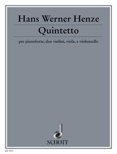 Vorderes Coverbild Quintetto 
