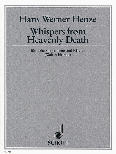 Vorderes Coverbild Whispers from Heavenly Death 