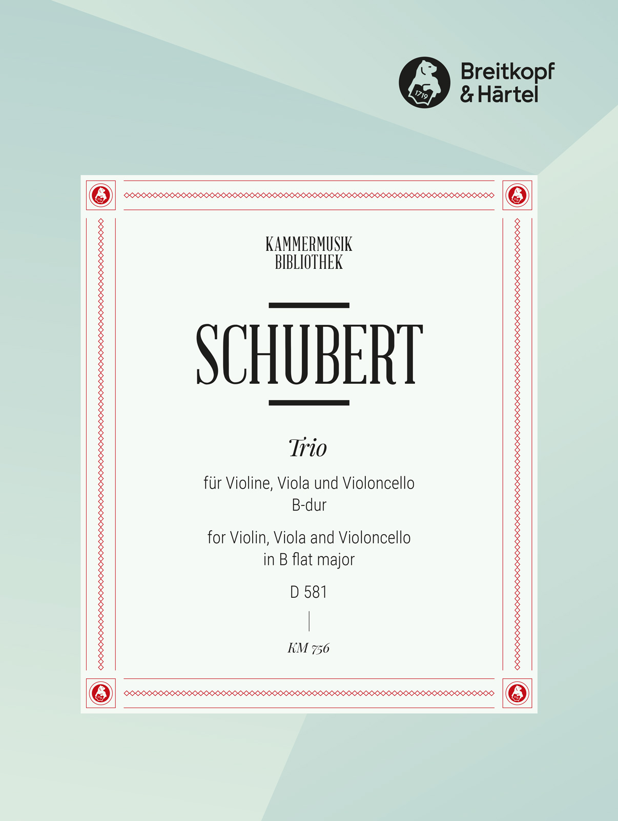 Anderes Coverbild Streichtrio B-dur D 581