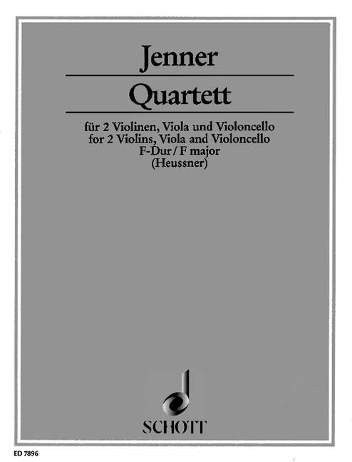 Vorderes Coverbild Quartett F-Dur 