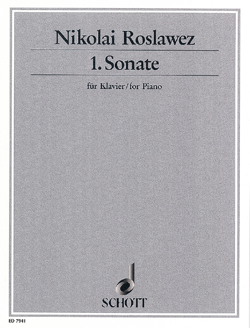 Vorderes Coverbild 1. Sonate 