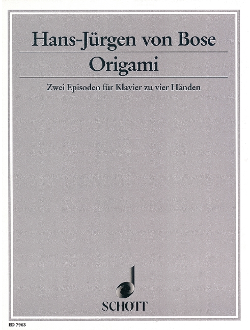 Vorderes Coverbild Origami 