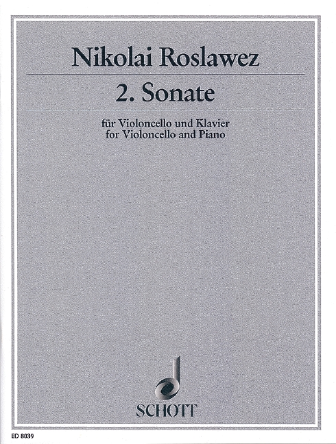 Vorderes Coverbild 2. Sonate 