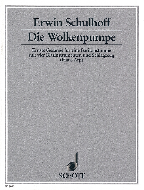 Vorderes Coverbild Die Wolkenpumpe Werk 40 