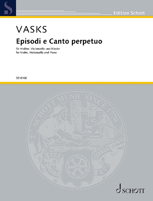 Vorderes Coverbild Episodi e Canto perpetuo 