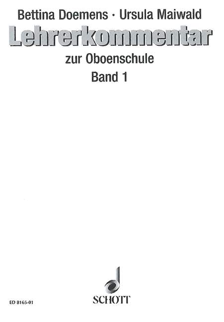Vorderes Coverbild Oboenschule Band 1