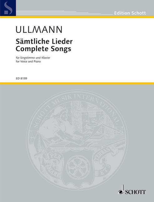 Vorderes Coverbild Sämtliche Lieder 