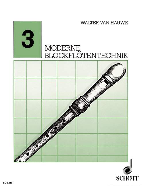 Vorderes Coverbild Moderne Blockflötentechnik Band 3