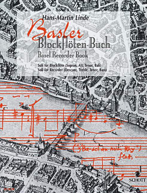 Vorderes Coverbild Basler Blockflöten-Buch 