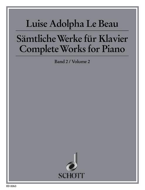 Vorderes Coverbild Sämtliche Werke für Klavier Band 2