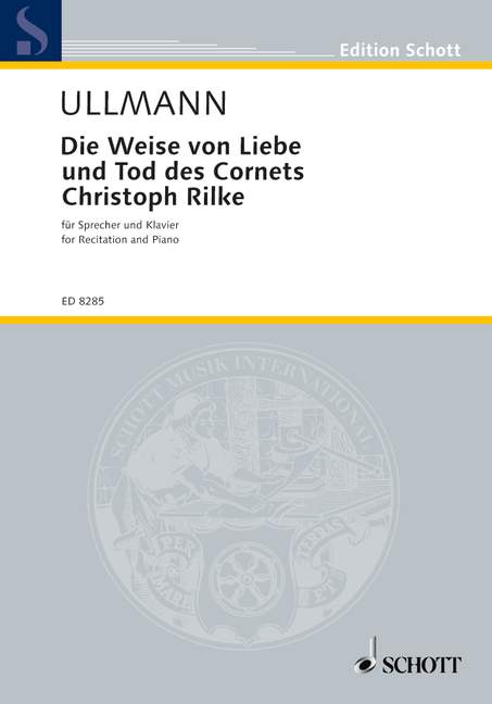 Vorderes Coverbild Die Weise von Liebe und Tod des Cornets Christoph Rilke 