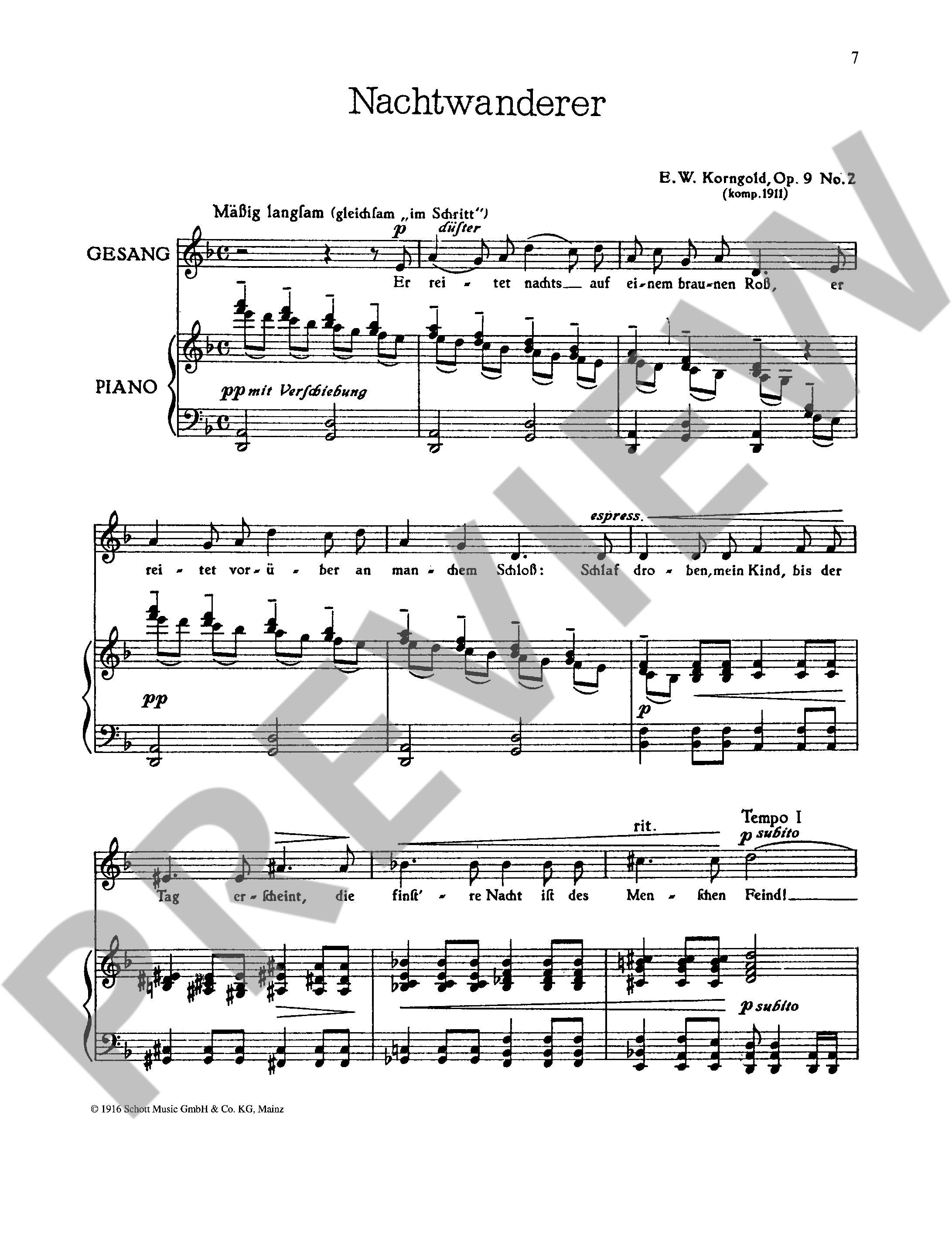 Anderes Coverbild Einfache Lieder op. 9 