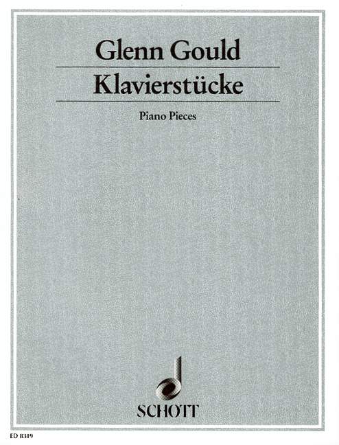 Vorderes Coverbild Klavierstücke 