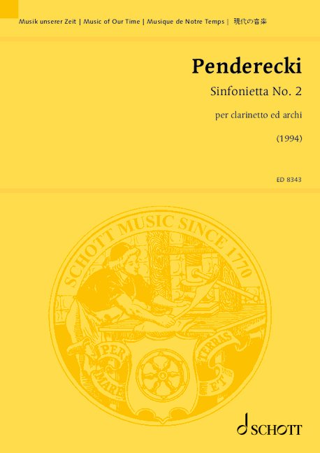 Vorderes Coverbild Sinfonietta no. 2 