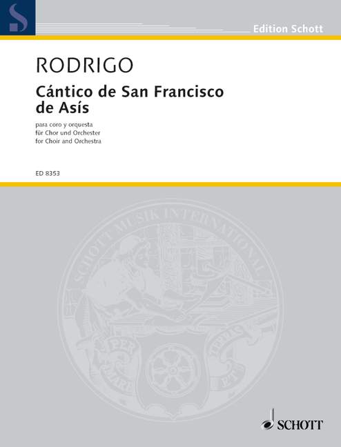 Vorderes Coverbild Cántico de San Francisco de Asís 
