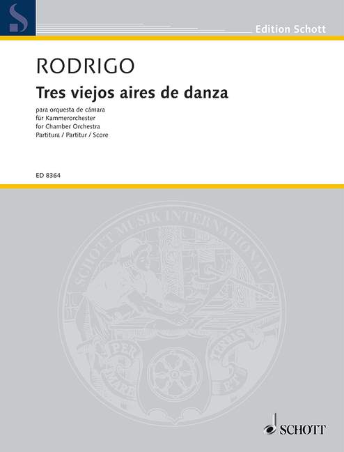 Vorderes Coverbild Tres viejos aires de danza 