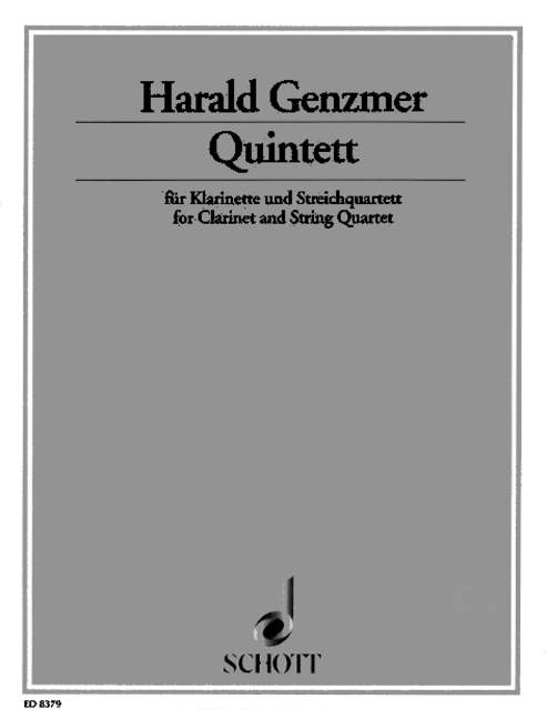 Vorderes Coverbild Quintett GeWV 361 