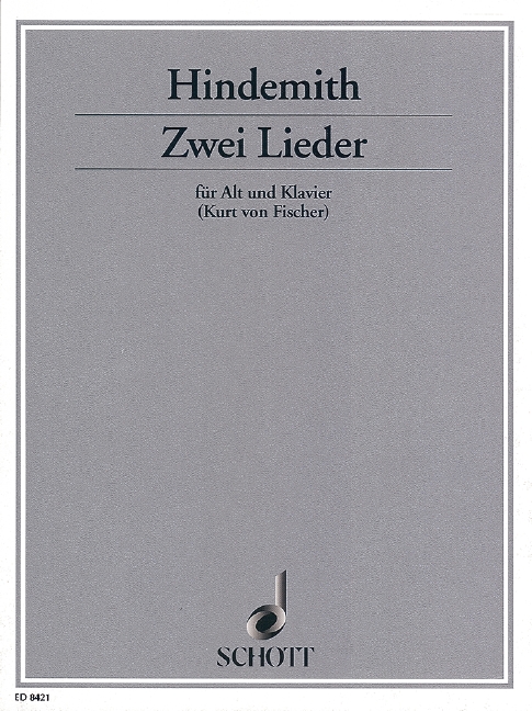 Vorderes Coverbild 2 Lieder 