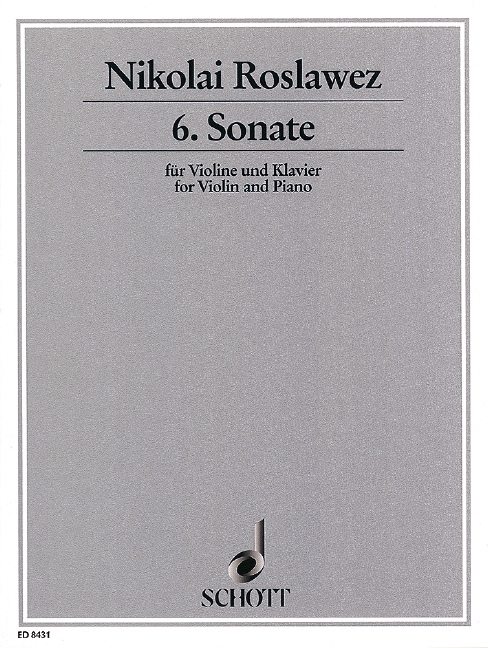 Vorderes Coverbild 6. Sonate 