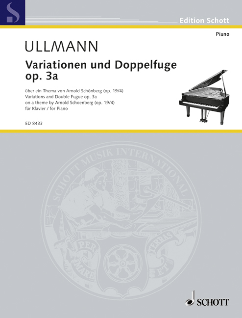 Vorderes Coverbild Variationen und Doppelfuge op. 3a 