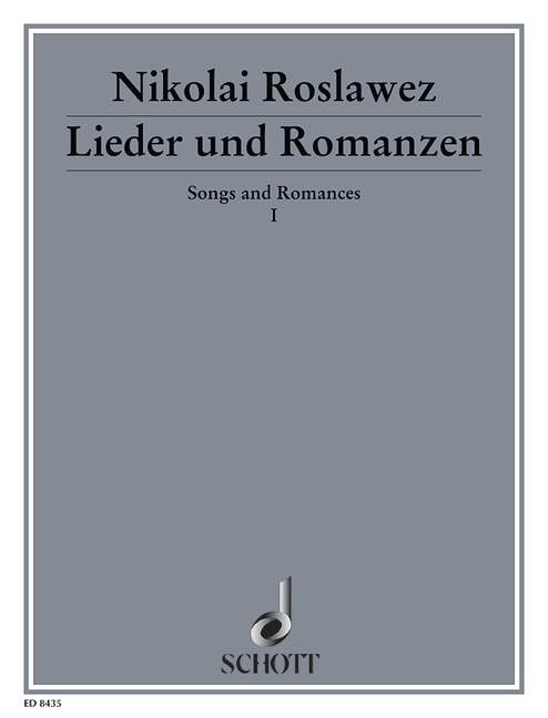 Vorderes Coverbild Lieder und Romanzen Band 1