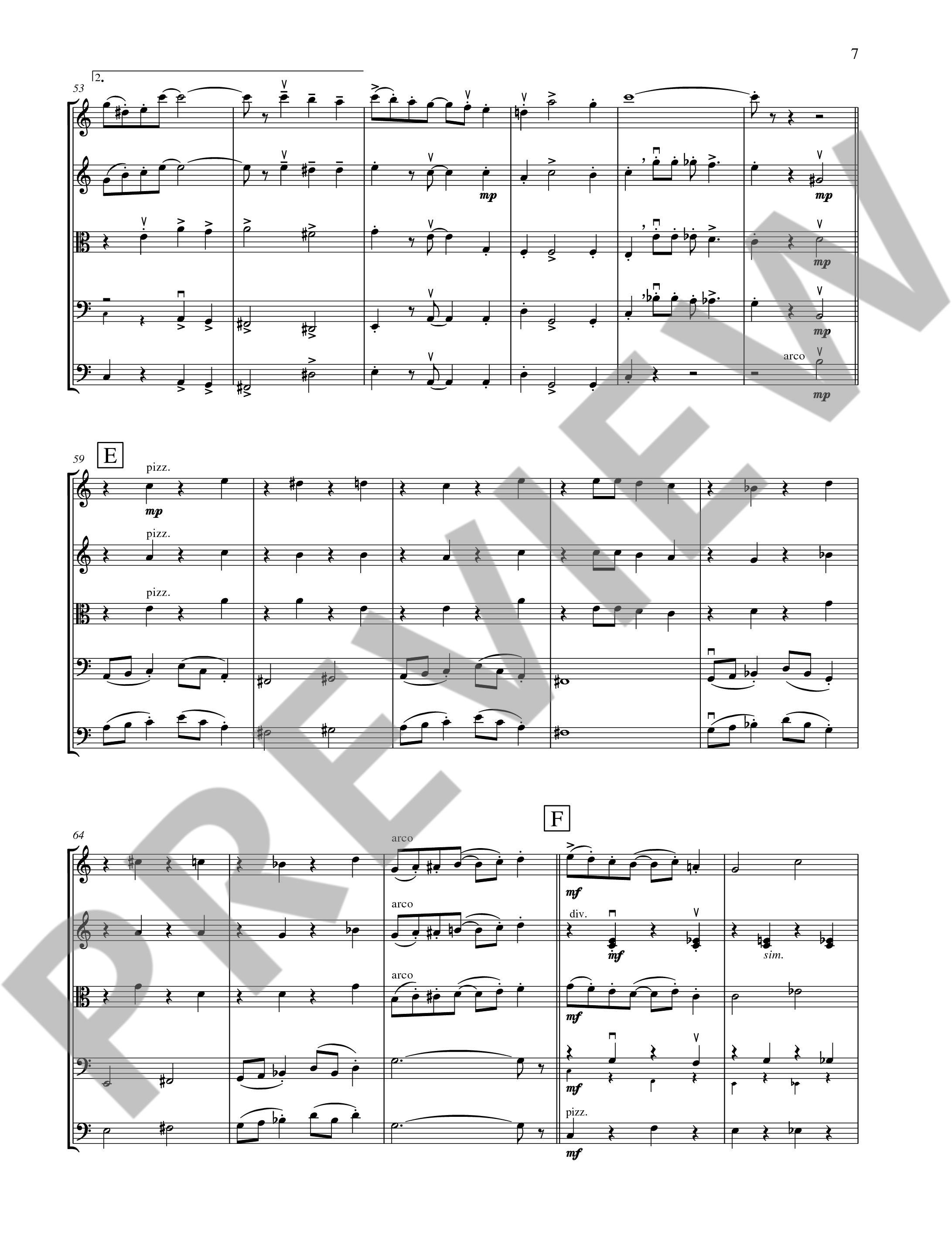 Anderes Coverbild Ragtimes for String Ensemble 