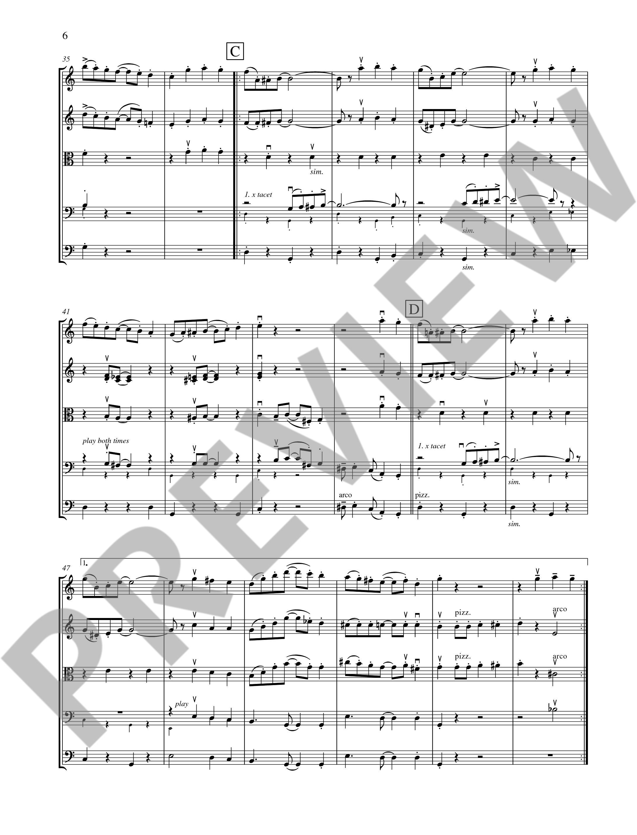 Anderes Coverbild Ragtimes for String Ensemble 