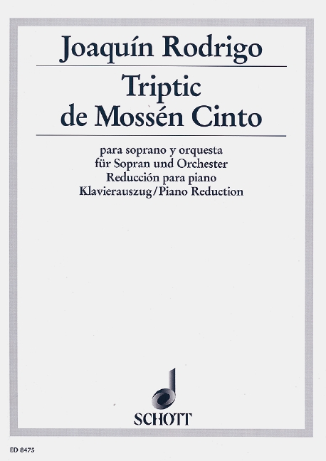 Vorderes Coverbild Tríptic de Mossén Cinto 