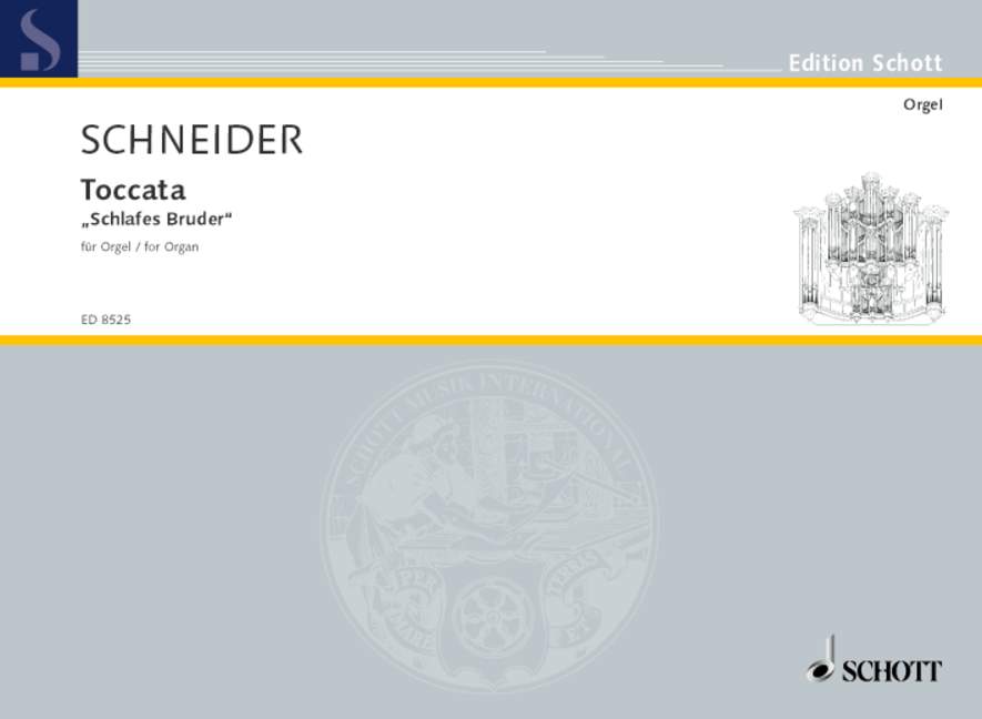 Vorderes Coverbild Toccata "Schlafes Bruder" 