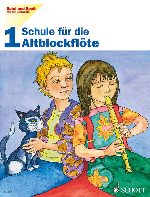 Vorderes Coverbild Spiel und Spaß mit der Blockflöte Band 1