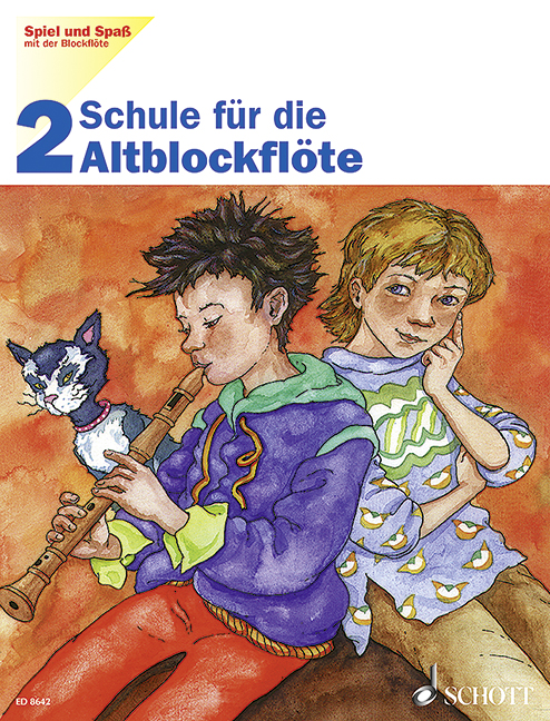 Vorderes Coverbild Spiel und Spaß mit der Blockflöte Band 2