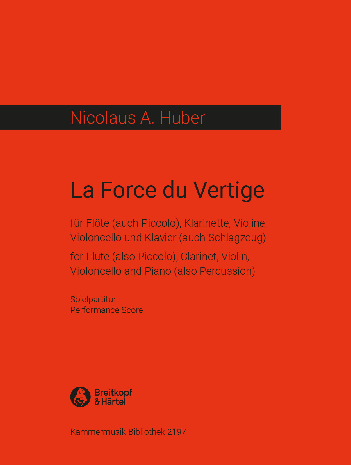 Vorderes Coverbild La Force du Vertige