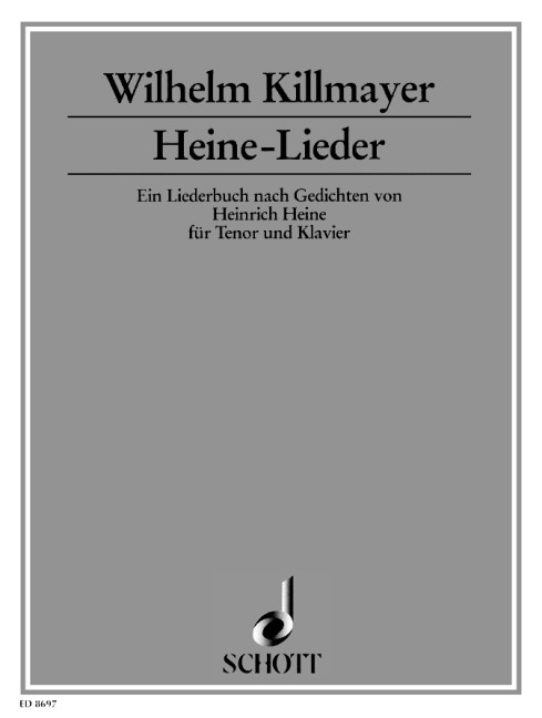 Vorderes Coverbild Heine-Lieder 