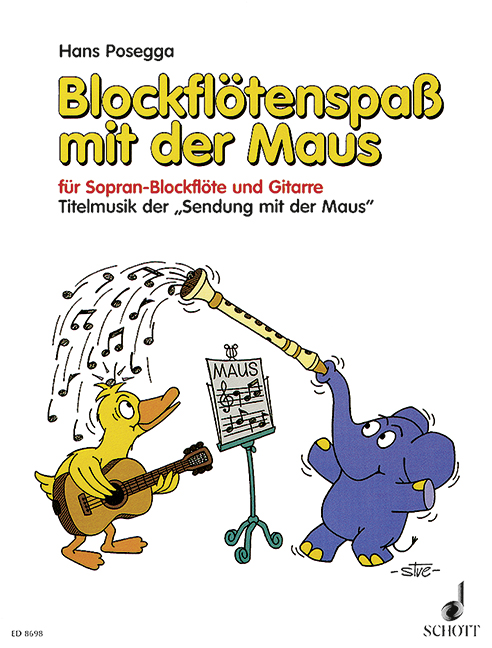 Vorderes Coverbild Blockflötenspaß mit der Maus 