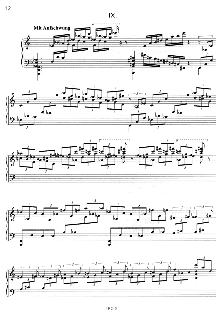 Anderes Coverbild 10 Klavierstücke op. 30 