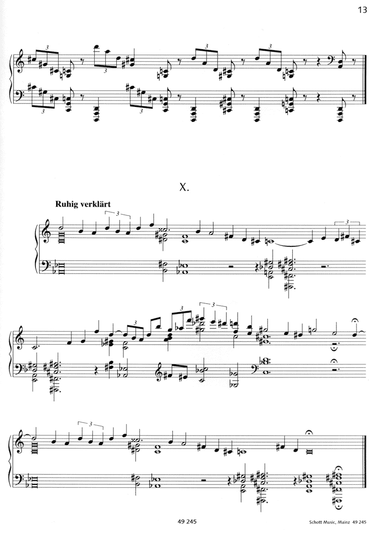 Anderes Coverbild 10 Klavierstücke op. 30 