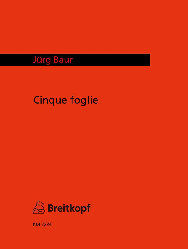 Vorderes Coverbild Cinque foglie