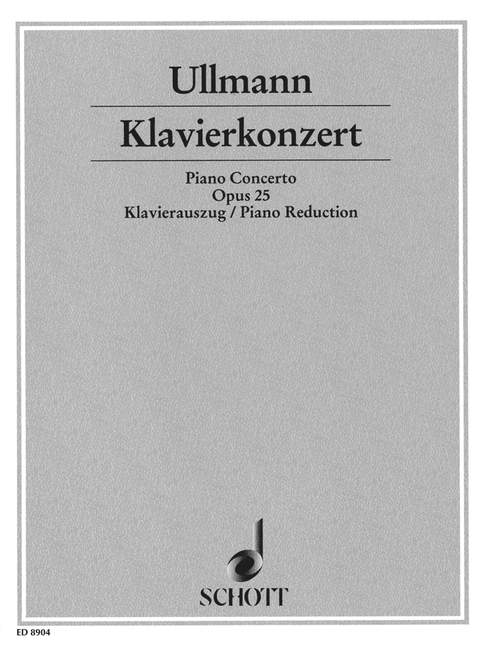 Vorderes Coverbild Klavierkonzert op. 25 