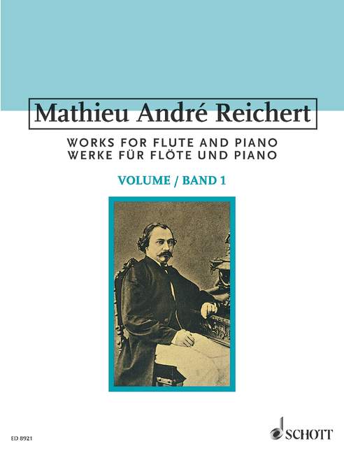 Vorderes Coverbild Werke für Flöte und Klavier op. 1, 3, 4, 7, 8 Band 1