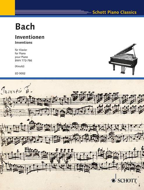 Vorderes Coverbild Inventionen BWV 772 - 786 