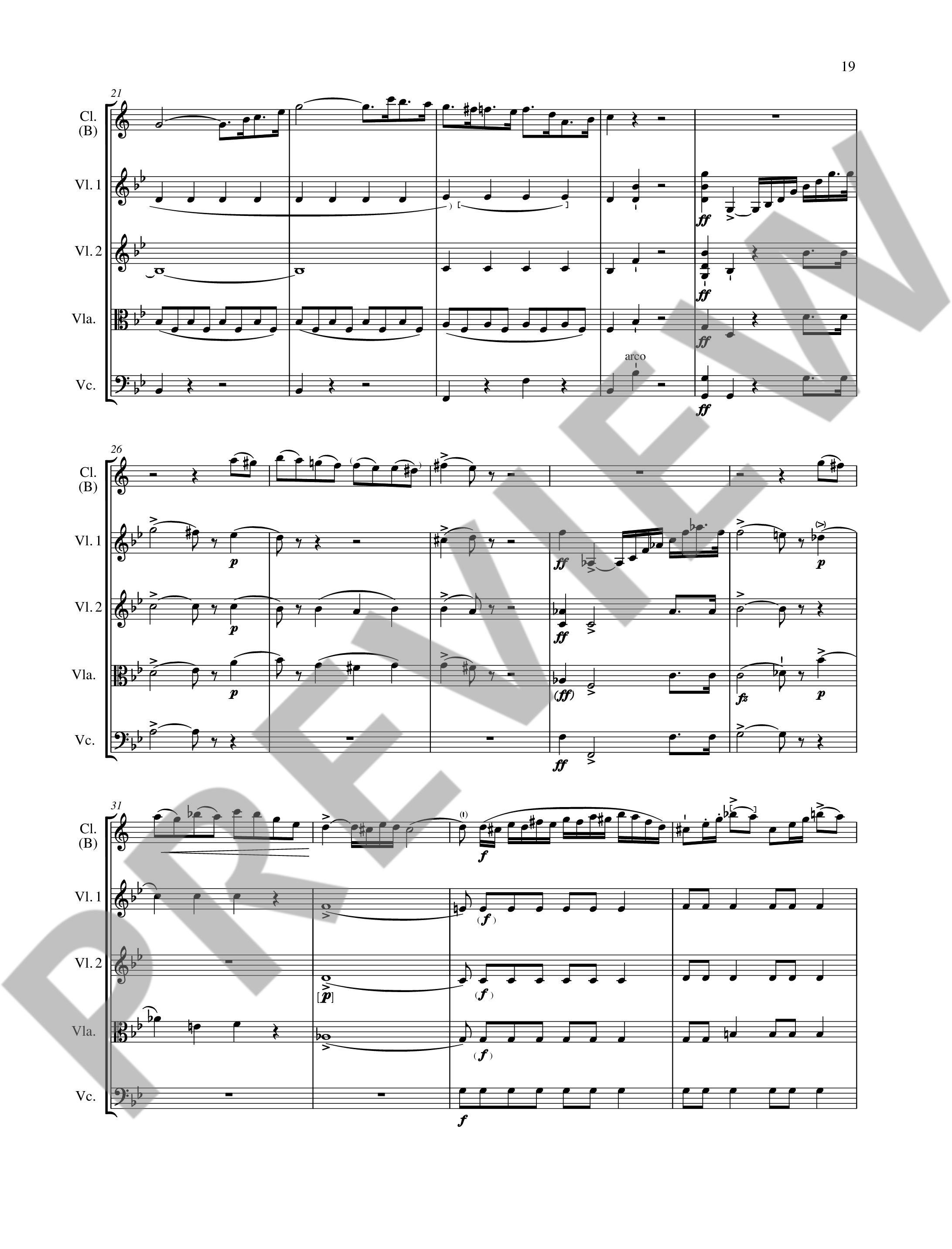 Anderes Coverbild Quintett B-Dur op. 34 JV 182; WeV P.11 