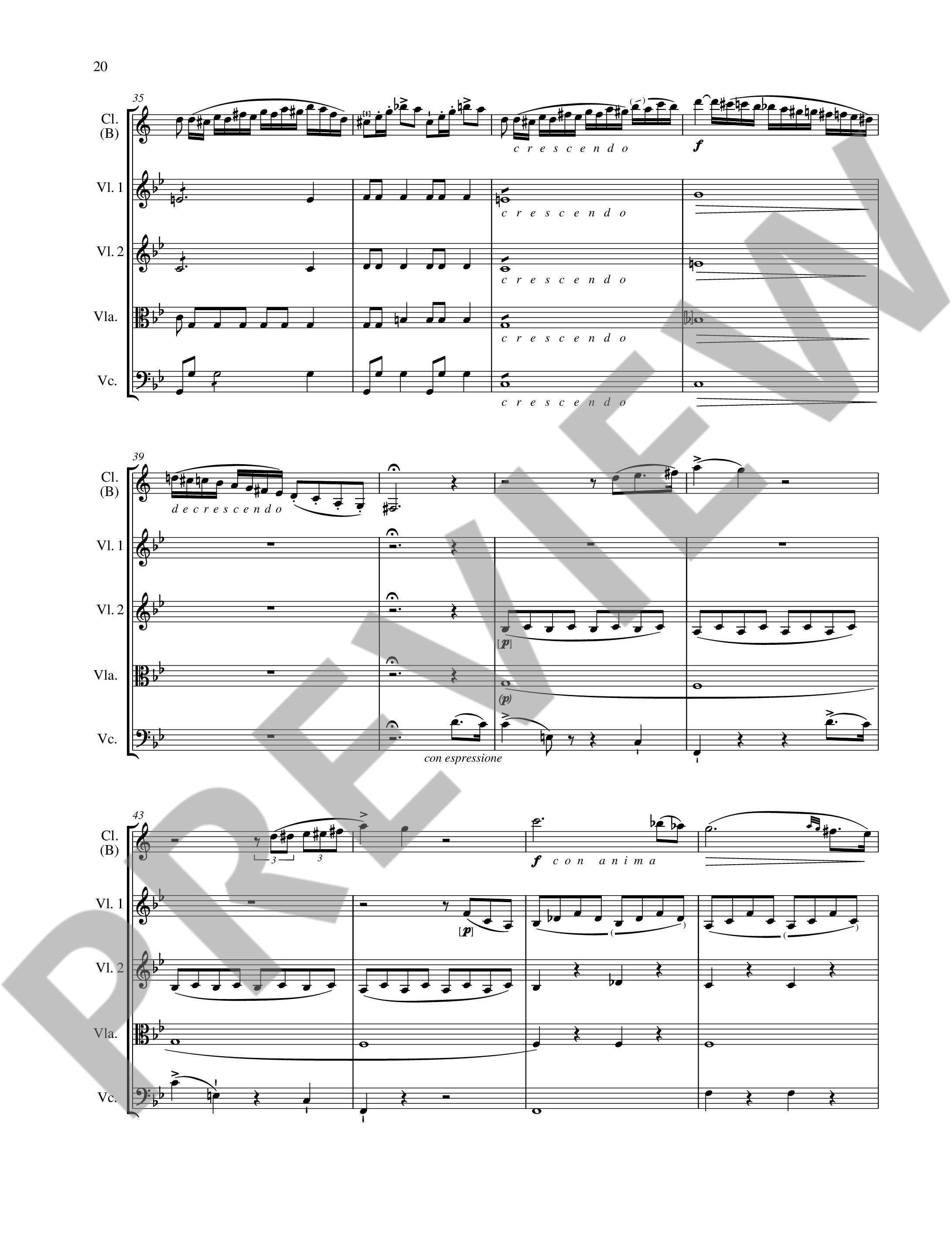 Anderes Coverbild Quintett B-Dur op. 34 JV 182; WeV P.11 