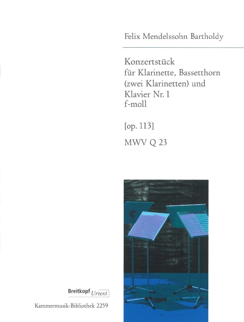 Anderes Coverbild Konzertstück Nr. 1 f-moll [op. 113] MWV Q 23