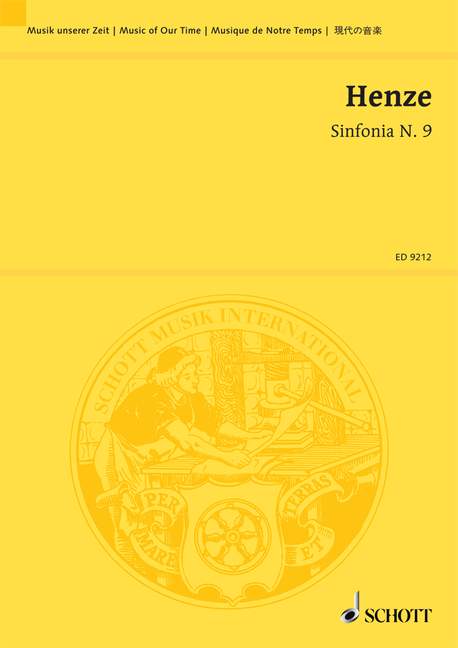 Vorderes Coverbild Sinfonia N. 9 