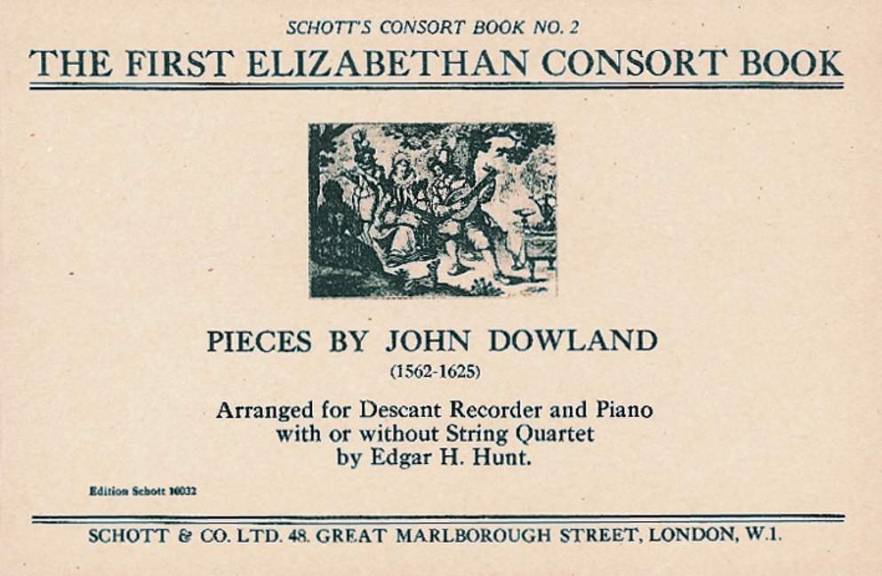 Vorderes Coverbild The First Elizabethan Consort Book 
