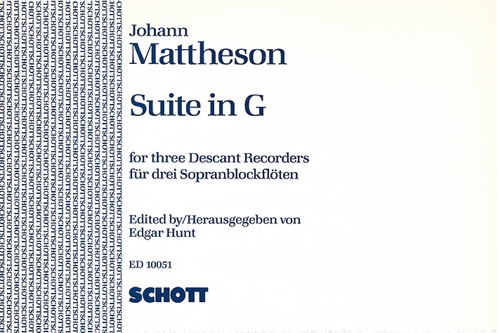 Vorderes Coverbild Suite in G op. 1/5 
