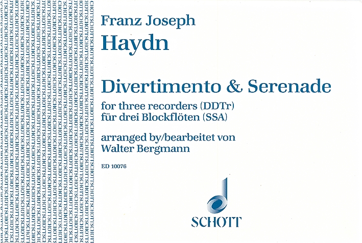 Vorderes Coverbild Divertimento und Serenade 
