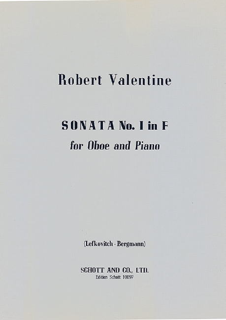 Vorderes Coverbild Sonata Nr. 1 F-Dur 