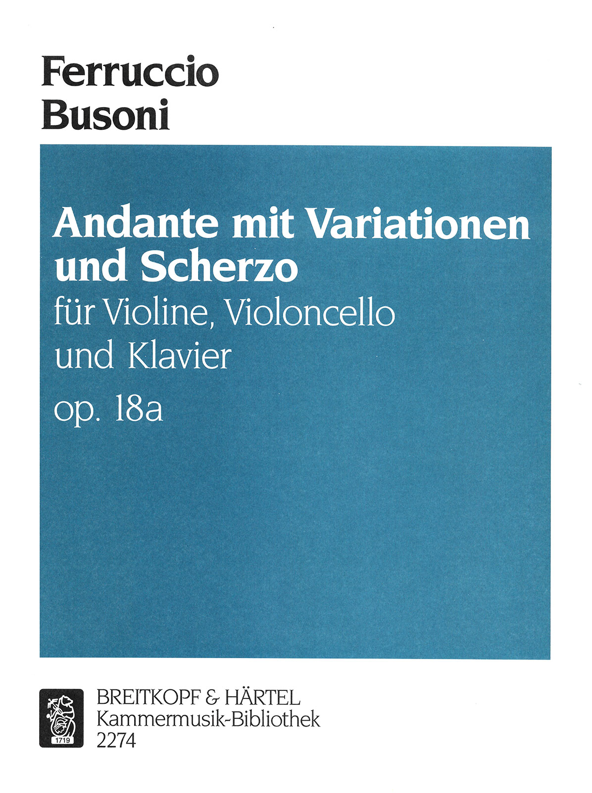 Vorderes Coverbild Andante mit Variationen und Scherzo