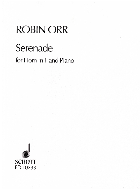 Vorderes Coverbild Serenade 